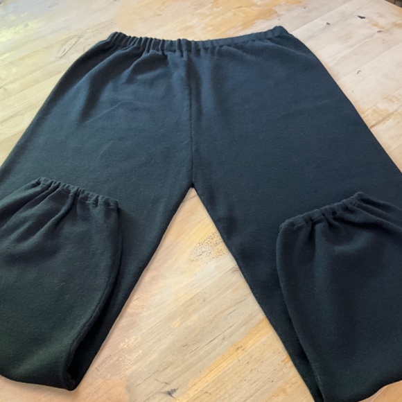 OZMA Black Cozy Alpaca Cotton Lounge Jogger Pants - Picture 3 of 5